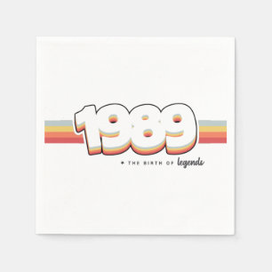 Serviette En Papier 1989 La naissance des légendes