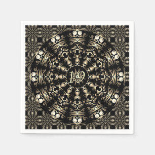 Serviette En Papier 19e anniversaire du Mariage bronze