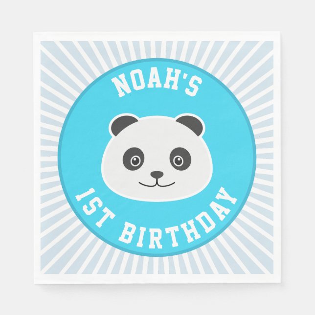 Serviette En Papier 1er anniversaire (Devant)