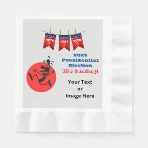 Serviette En Papier 2024 Présidential Election Running Man Edition