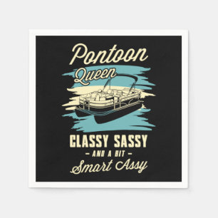 Serviette En Papier 24.Pontoon reine classe sassy et un peu assy Ponto