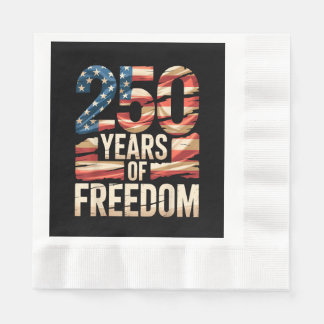 Serviette En Papier 250 Ans de liberté