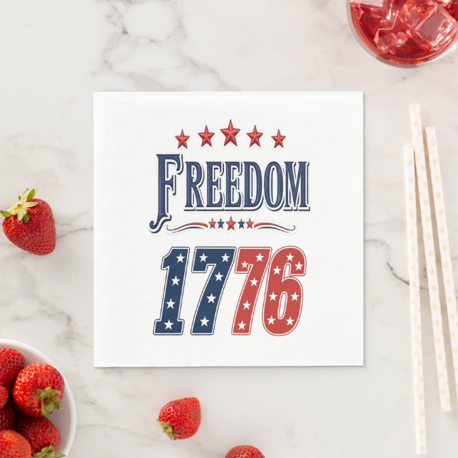 Serviette En Papier 250e anniversaire des États-Unis  (En situation)