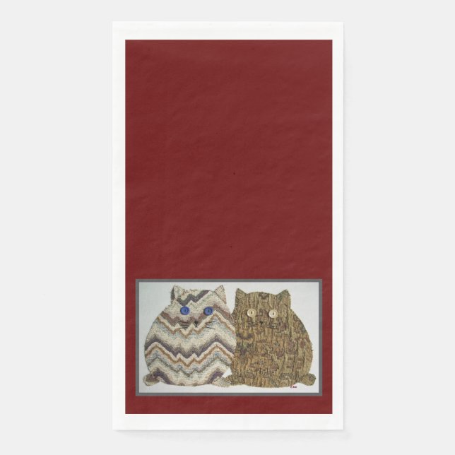 Serviette En Papier 2 Fat Cats #1 (Devant)