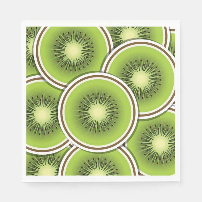 Serviette En Papier 2 Kiwi (Devant)