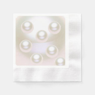 Serviette En Papier 30e anniversaire du Mariage Pearl