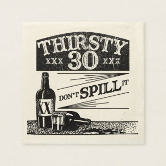 Serviette En Papier 30e anniversaire serviettes