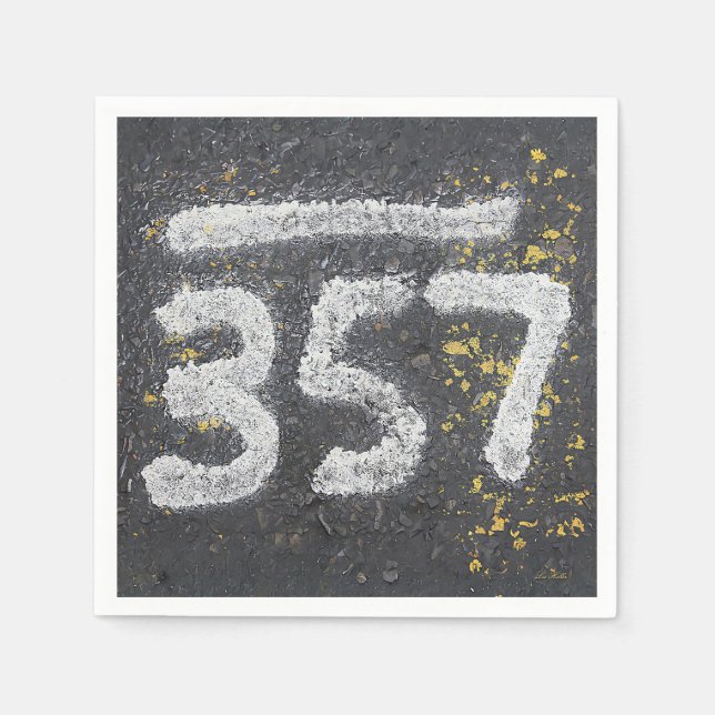 Serviette En Papier 357 Nombre de Maçon et Nombre Angélique (Devant)