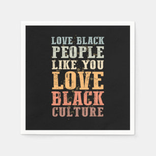 Serviette En Papier 3 Black History Mois Support Cadeau Manuel