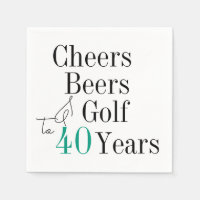 40e anniversaire Golf Soirée aux bières et aux joi