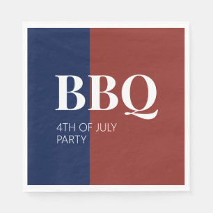 Serviette En Papier 4 juillet