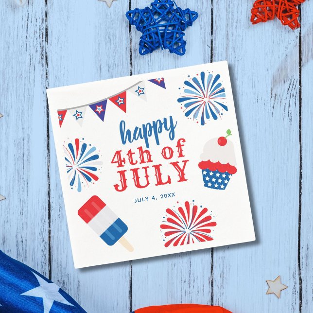 Serviette En Papier 4 juillet (Créateur téléchargé)