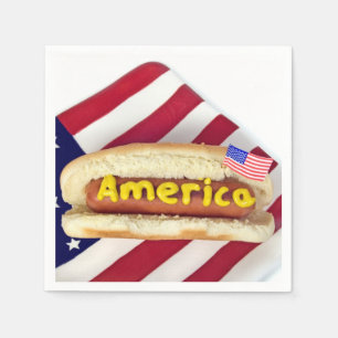 Serviette En Papier 4 juillet