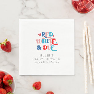 Serviette En Papier 4 juillet Baby shower papier serviettes