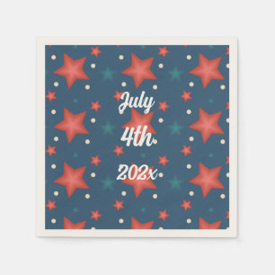 Serviette En Papier 4 juillet décorations de fête serviettes