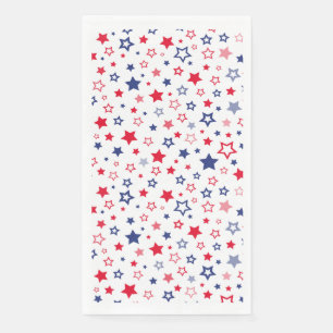 Serviette En Papier 4 juillet Papier patriotique serviette d'hôte