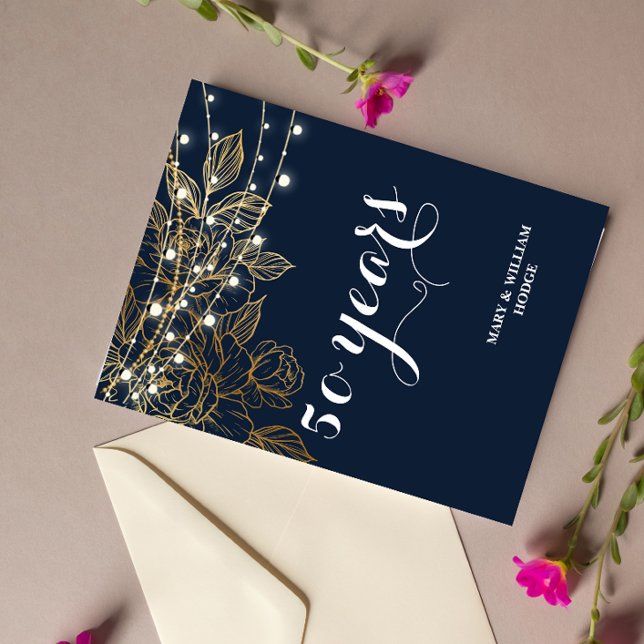 Serviette En Papier "50 ans de l'éternité : un anniversaire à retenir" (Créateur téléchargé)