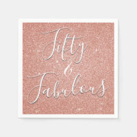 50 et fabuleux Rose Gold Blush Parties scintillant