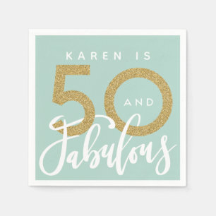 Serviette En Papier 50 et fabuleux serviettes de fête d'anniversaire