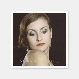 Serviette En Papier 50 et serviette de papier de photo   faite sur