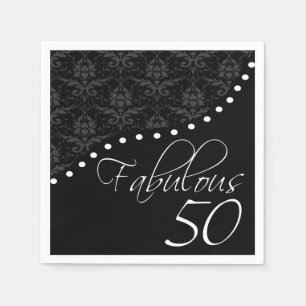 Serviette En Papier 50 fabuleux ont personnalisé la fête