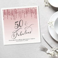 50 Fabuleux Rose Parties scintillant Gold rose fêt