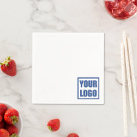 50x Serviettes serviettes Modèle de logo professio