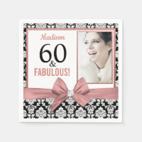 60 et Fabuleux Rose or arc damask 60e anniversaire