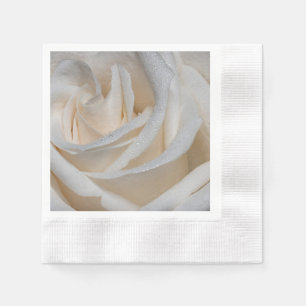 Serviette En Papier 7127-Rose blanche à mâchoire