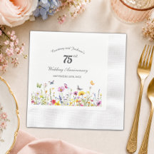 75e Anniversaire de Mariage Wildflowers