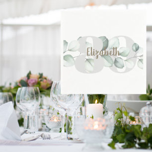 Serviette En Papier 80e anniversaire serviettes personnalisées