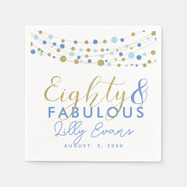 Serviette En Papier 80e partie papier décoration serviette, parties sc (Devant)