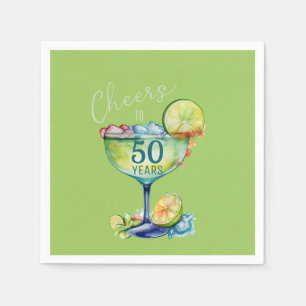 Serviette En Papier À 50 ans, joyeux anniversaire