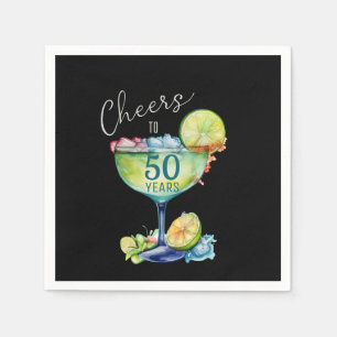 Serviette En Papier À 50 ans, joyeux anniversaire