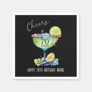 Serviette En Papier À 70 Ans Anniversaire de Naissance