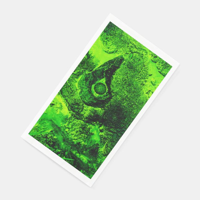 Serviette En Papier à la recherche de vert (Coin)