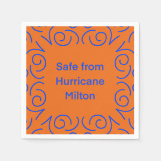 Serviette En Papier À l'abri de l'ouragan Milton