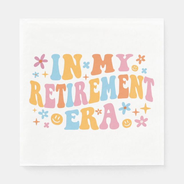 Serviette En Papier A L'Ère De La Retraite I (Devant)