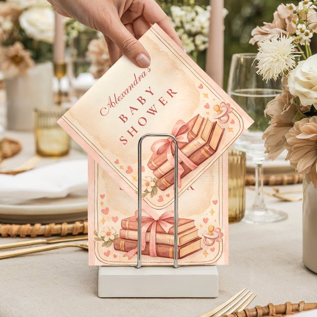 Serviette En Papier A New Chapter Storybook Baby Shower (Créateur téléchargé)