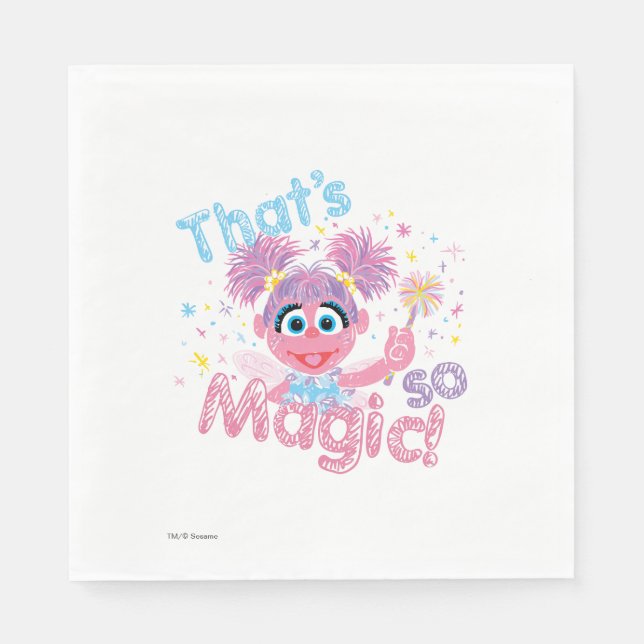 Serviette En Papier Abby Cadabby Wand (Devant)