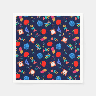SERVIETTE EN PAPIER ABC