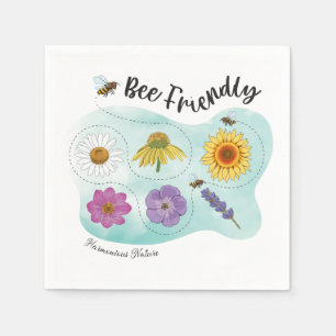 Serviette En Papier Abeille - Harmonieux Nature