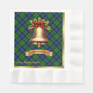 Serviette En Papier Abercrombie Tartan personnalisé Noël