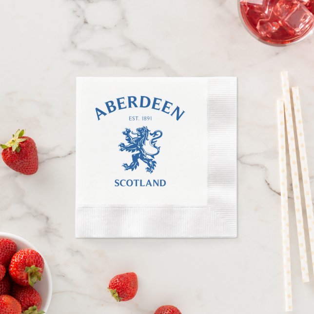 SERVIETTE EN PAPIER ABERDEEN (En situation)