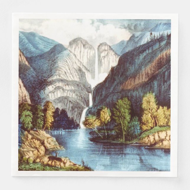 Serviette En Papier ABH Yosemite Paper Dinner Napkins (Devant)