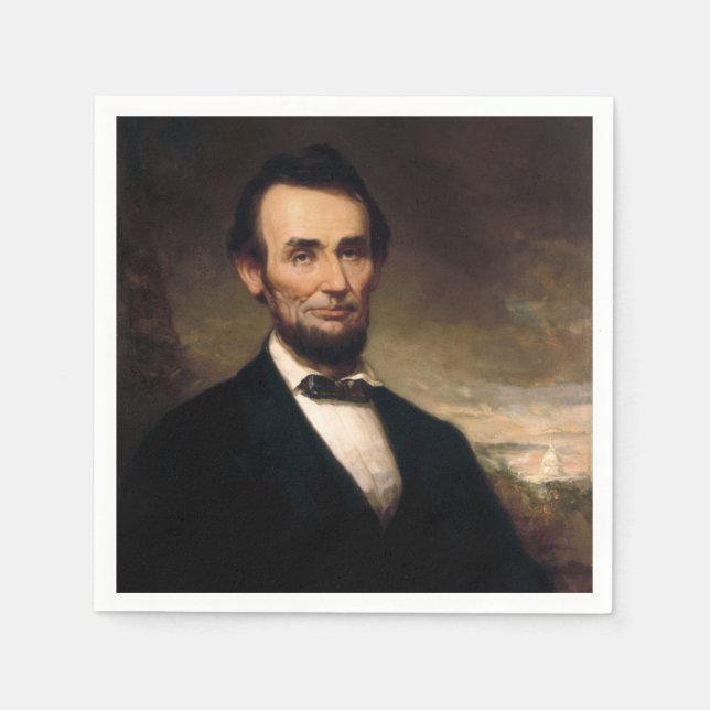 Serviette En Papier Abraham Lincoln par George H Story (Devant)