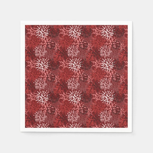 Serviette En Papier Abstrait moderne (Devant)