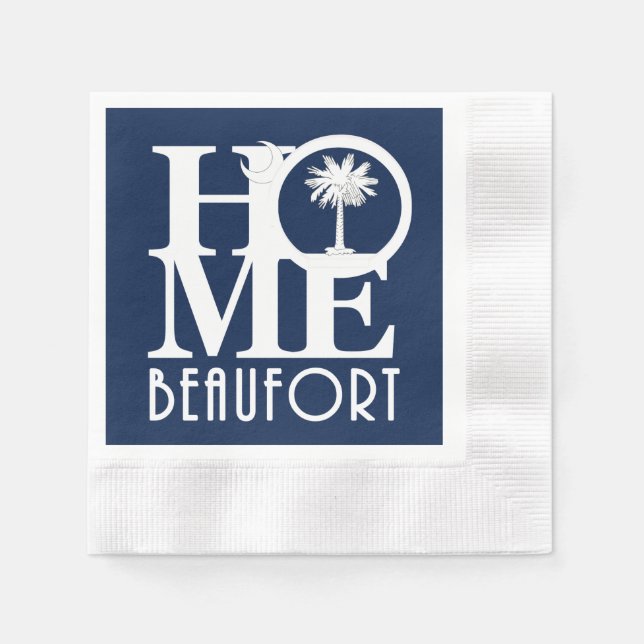 Serviette En Papier ACCUEIL Beaufort SC (Devant)