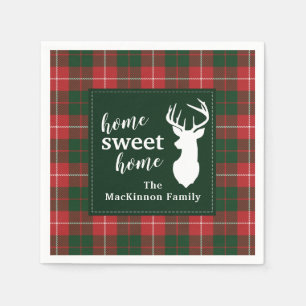 Serviette En Papier Accueil Famille douce Tartan MacKinnon