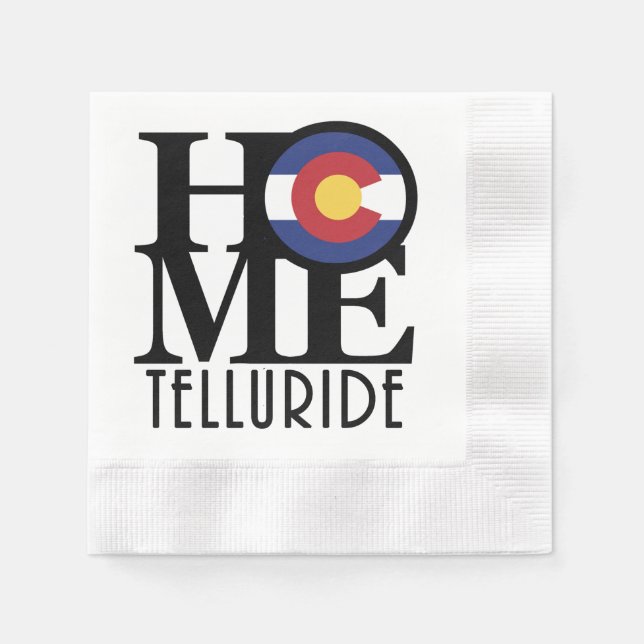 Serviette En Papier ACCUEIL Telluride Colorado
